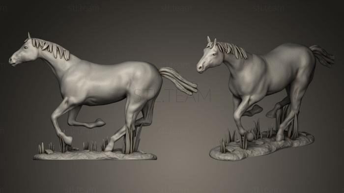 3D модель Скачущая лошадь (STL)